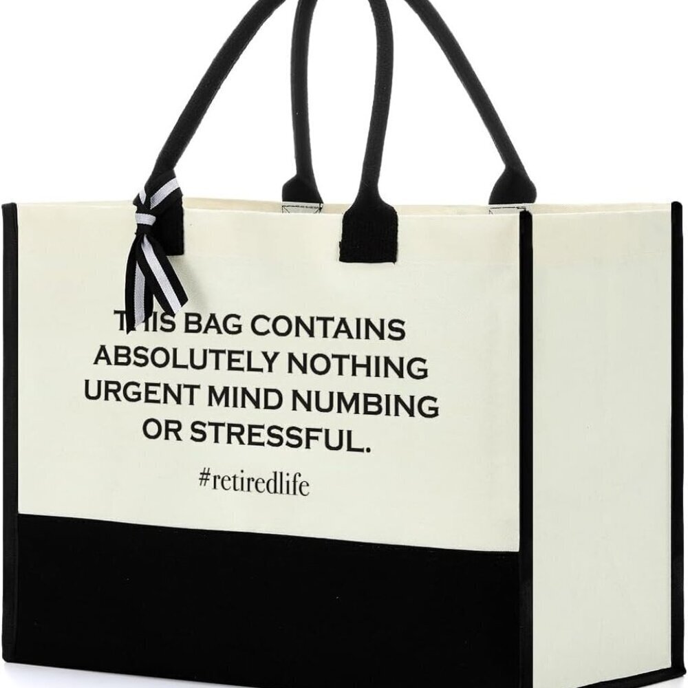 Large Canvas Tote Bag for Women Travel Beach Shopping Gift Accessories